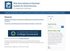 White House Initiative on Educational Excellence for African Americans